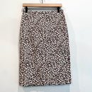 Leopard Linen Pencil Skirt-2