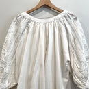 Crochet Eyelet Balloon Sleeve Top-9