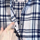 Plaid Long Sleeve Tunic Top-8