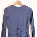 Long Sleeve V-Neck Sheath Dress-9