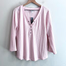 Ribbed Henley Top-2