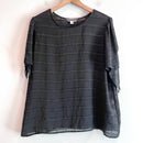 Semi-Sheer Plaid Top-2