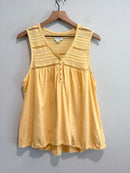 Pleated Pom Trim Top-2