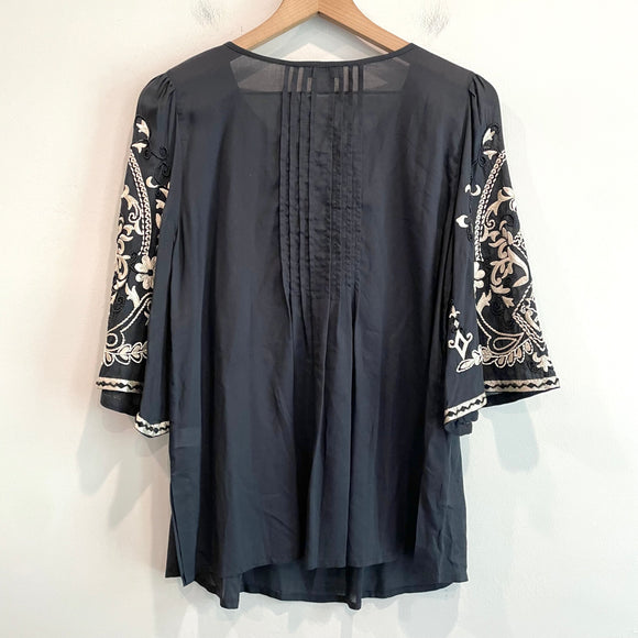 Embroidered Beaded Top