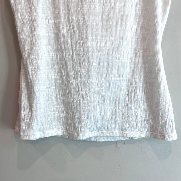Side Tucked Cap Sleeve Top