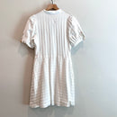 Button Front Short Sleeve Dress-10