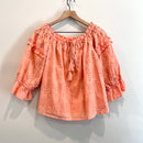 Eyelet Tassel Top-2