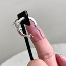 925 Silver Hoop Earrings-6