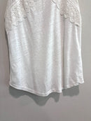 Linen Lace Trim Tank Top-4