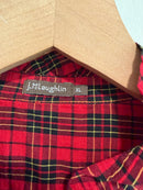 Plaid Ruffle Button Down Shirt-7