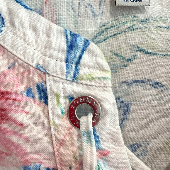 Floral Linen Top