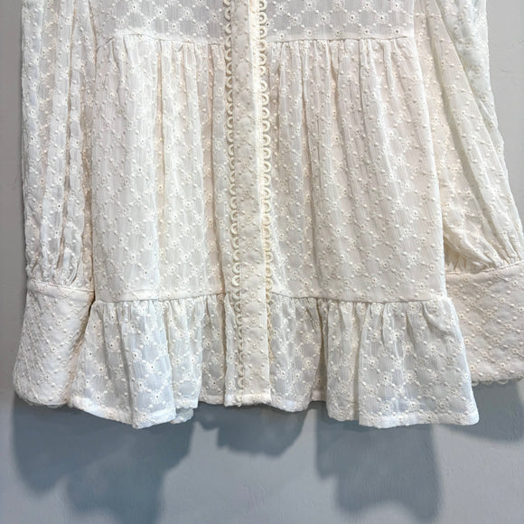 Eyelet Loop Trim Top