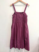 Smocked Waist Midi Dress-6