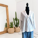 High Low Hem Cotton Top-1