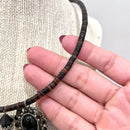 Beaded Black Jewelry Set-3