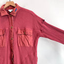 Waffle Knit Button Down Shirt-7