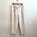 Paperbag Belted Linen Blend Pants-1