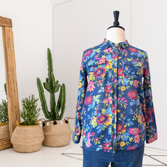Floral Button Down Shirt