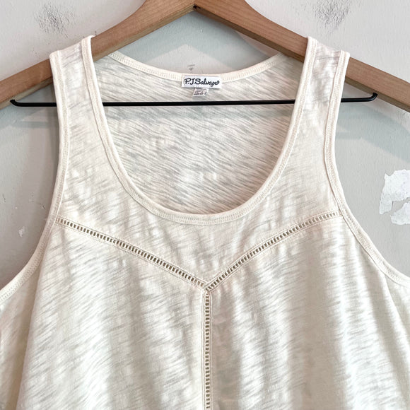 Crochet Trim Sleep Tank Top