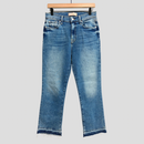High Rise Slim Kick Jeans-1
