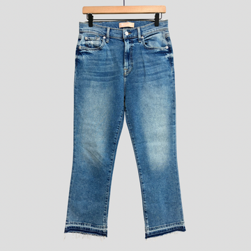 High Rise Slim Kick Jeans
