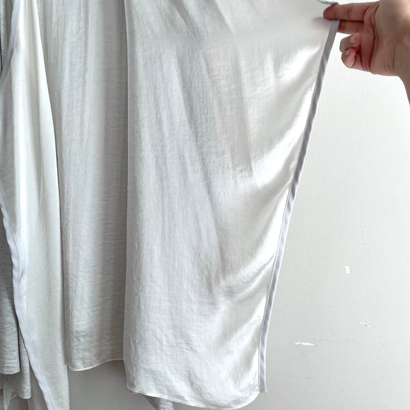 Satin Layered Cardigan