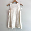 Crochet Trim Sleep Tank Top-8