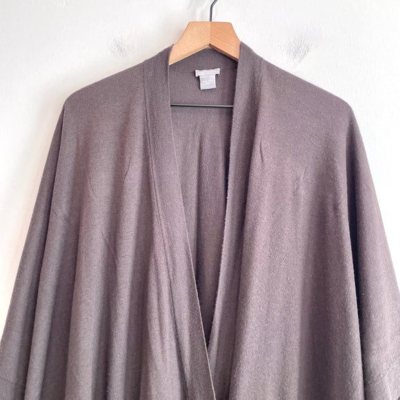 Open Poncho Wrap Sweater