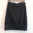 Cut Out Hem Knit Skirt-7