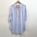Pastel Embroidered Tunic Top-11