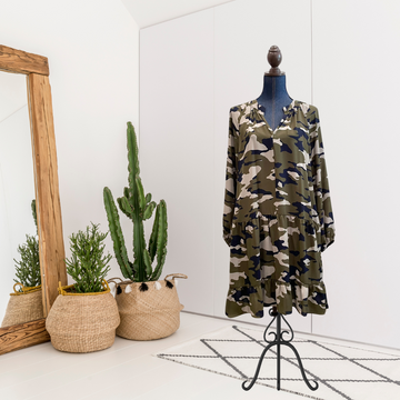 Camo Shift Dress