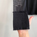 Sheer Sleeve Ribbed Top-5
