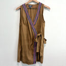 Embroidered Wrap Tunic-2