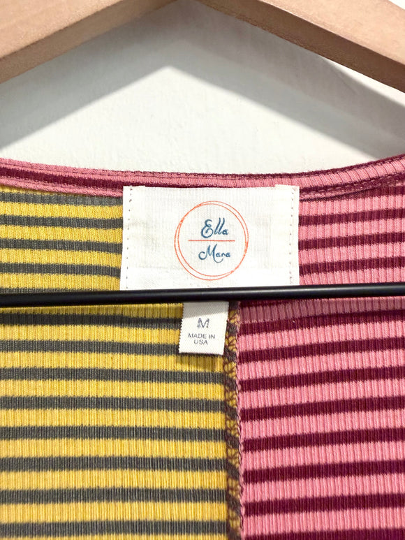Colorblock Striped Dress