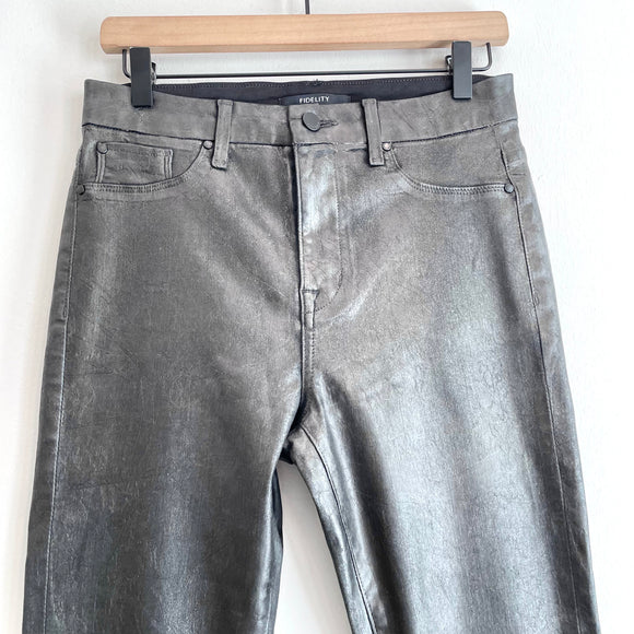 Foil Coated Skinny Jeans