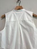 1/4 Button Poplin Top-8