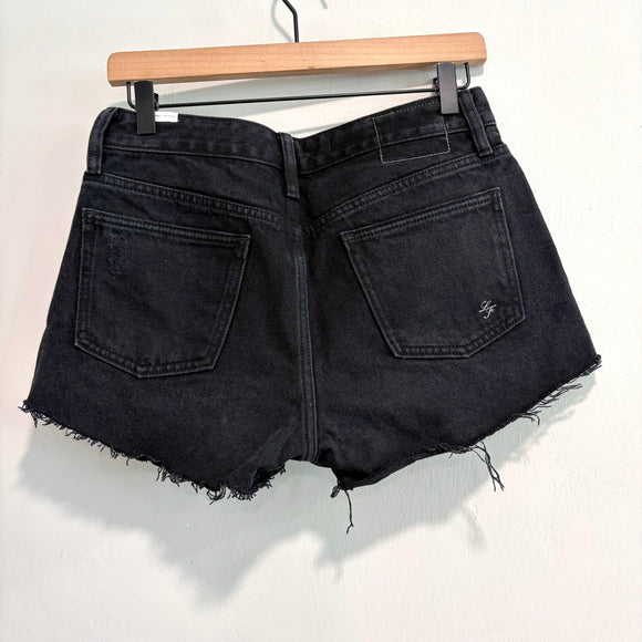 Distressed Jean Shorts