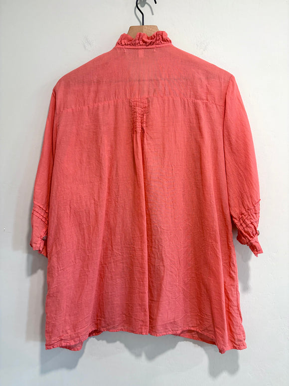 Ruffle Pleated Top