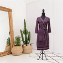 Geometric Wrap Dress-1