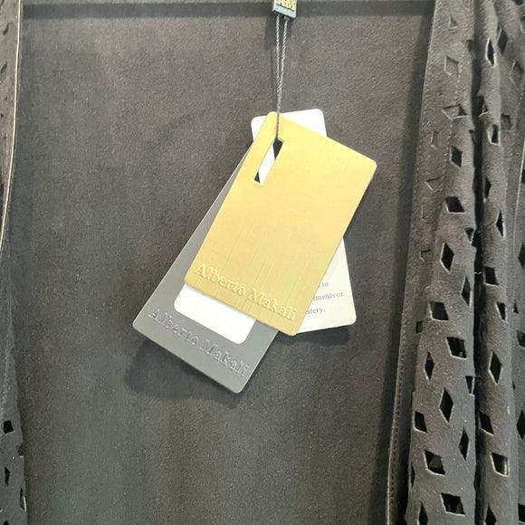 Faux Suede Perforated Vest