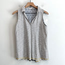 Striped Geometric Back Top-2