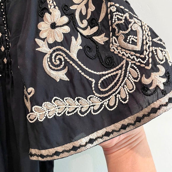 Embroidered Beaded Top