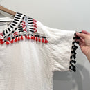 Embroidered Tassel Top-5