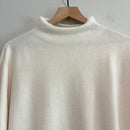 Cashmere Mock Neck Sweater-3