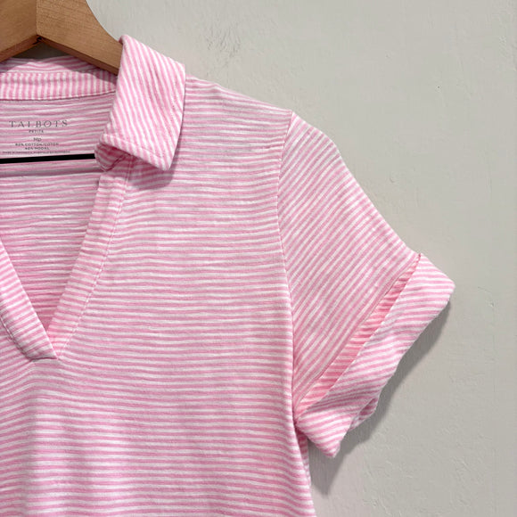 Striped Cuff Polo