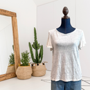 Linen Ruffle Sleeve Top-1