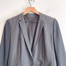 Leather Trim Blazer-3