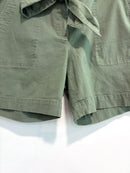 Belted Twill Shorts-3