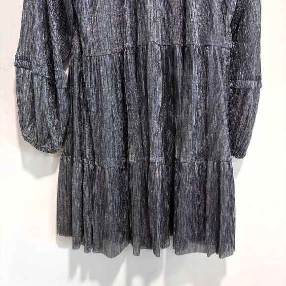 Metallic Long Sleeve Dress