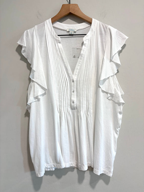 Ruffle Pleated Top